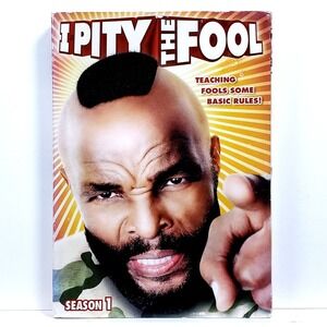 Lionsgate I Pity The Fool Mr T Season 1 DVD Case & Slipcover Only Good